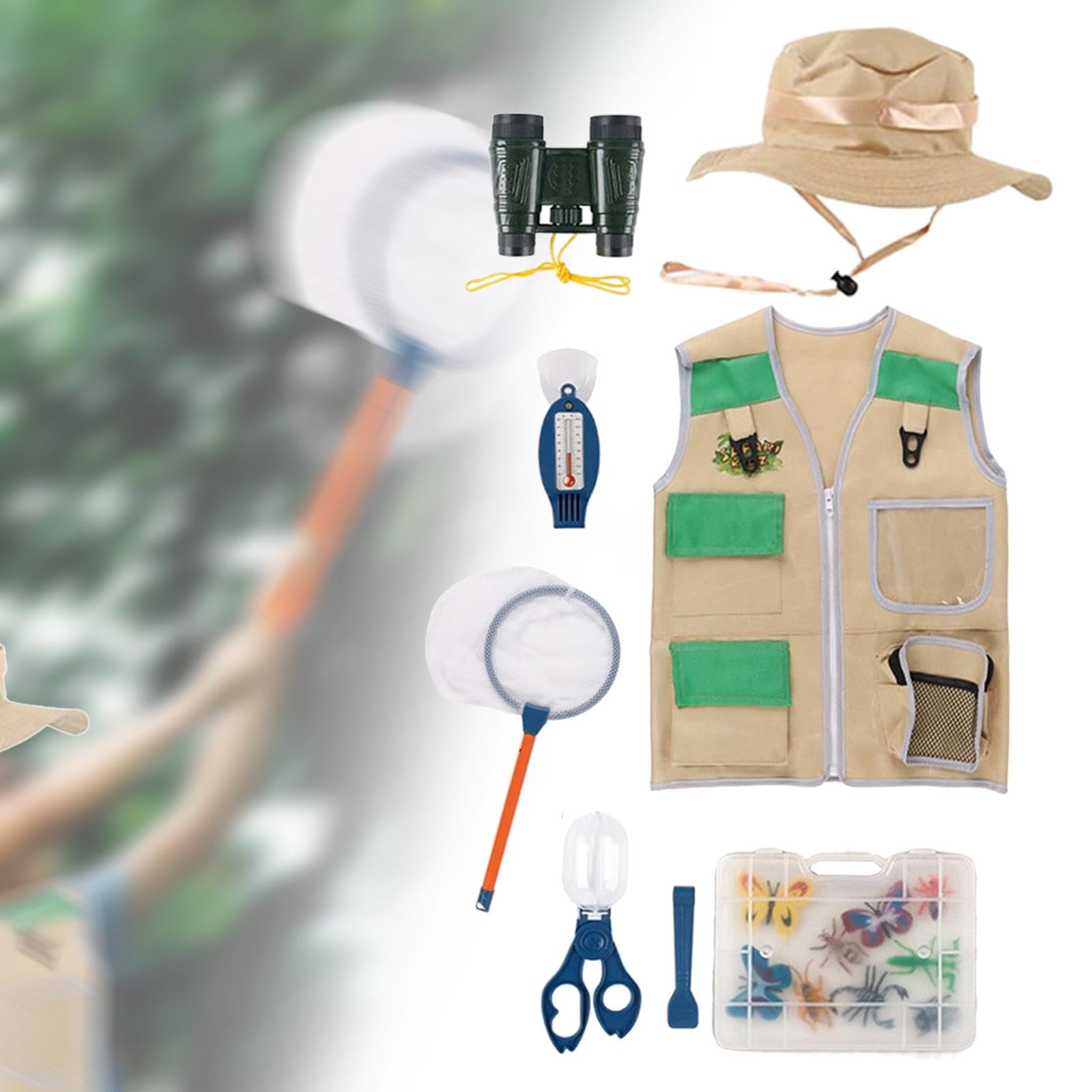 Kits de Exploración de Juguetes para Niños, 16 Piezas, Kits de Exploración para Niños, Ideales para Cuidadores de Zoológicos.