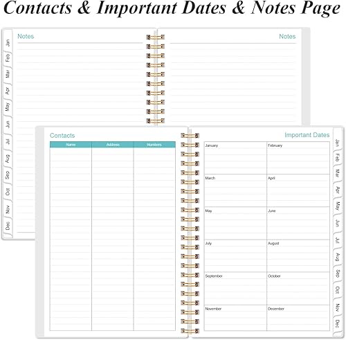 Miniatura 6 de Agenda y agenda de citas 2024  Agenda diaria por hora 2024 de enero de 2024 a diciembre de 2024, libro de citas semanal con intervalo de 30 minutos,