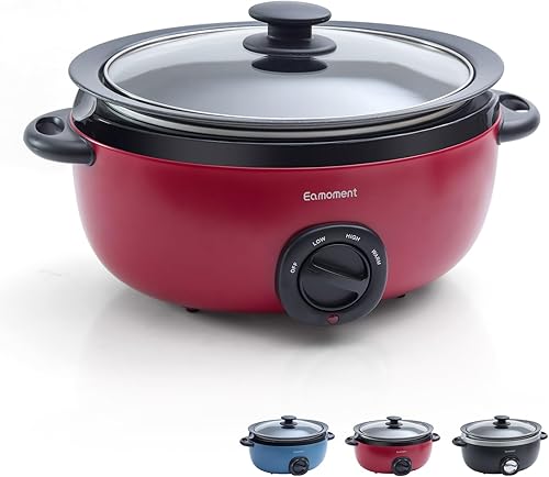 Miniatura 8 de Olla de cocción lenta de 3.5 cuartos de galón, calefacción uniforme, olla antiadherente, aluminio, hace que tu comida sea más deliciosa. Adecuado