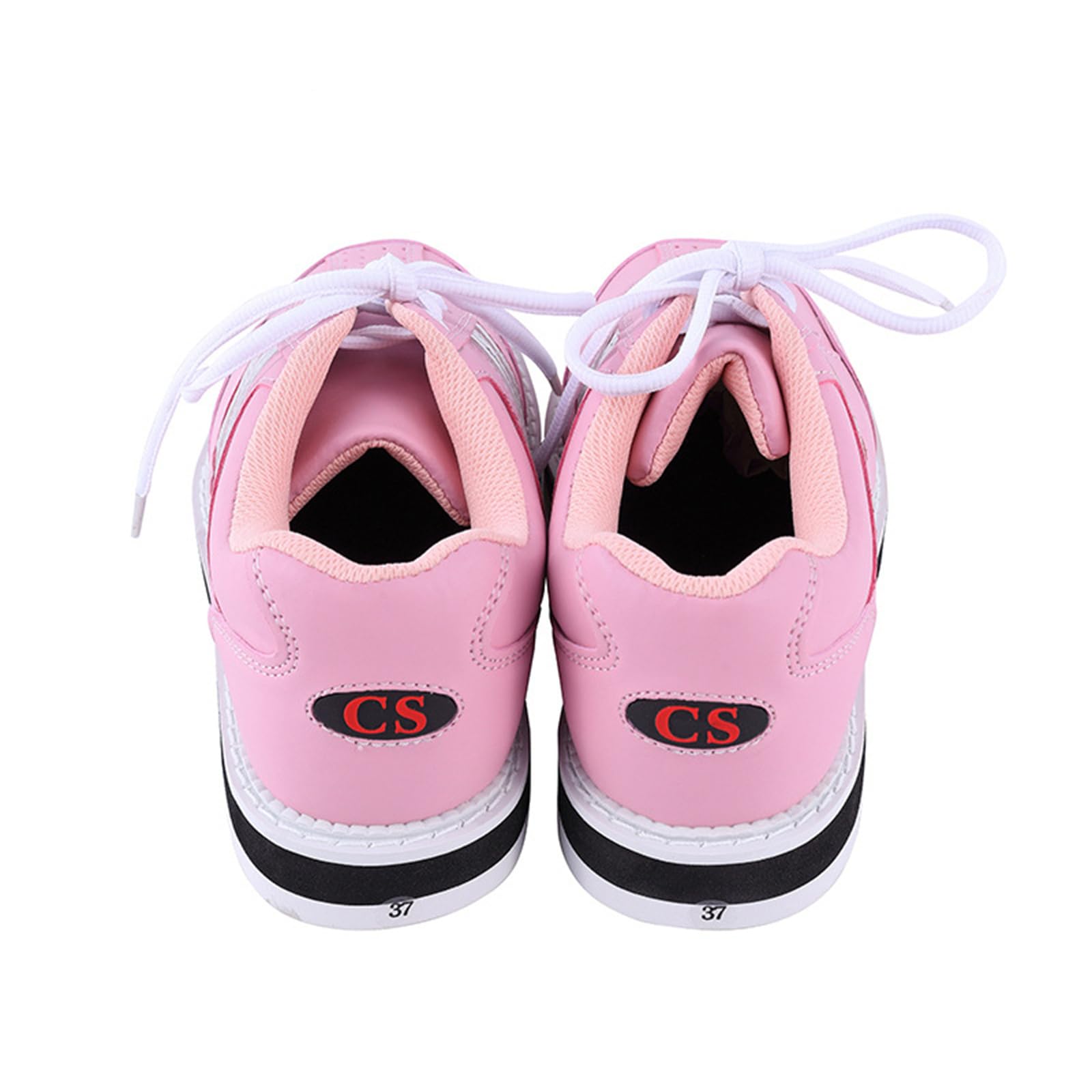 JiuQing Zapatos De Bolos Mujer Zapatos De Entrenamiento De Interior con Suela Deslizante Transpirable
