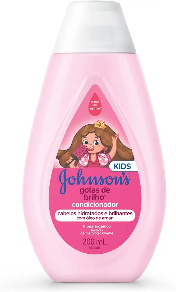 Condicionador Infantil Johnson's Gotas De Brilho, 200ml