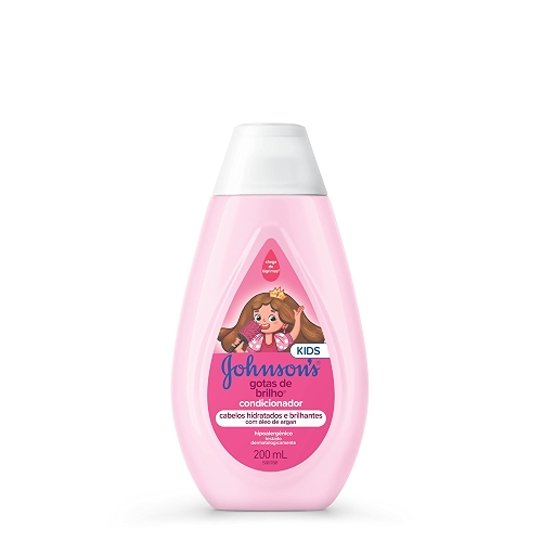 Condicionador Johnson's Baby Gotas de Brilho, 200ml