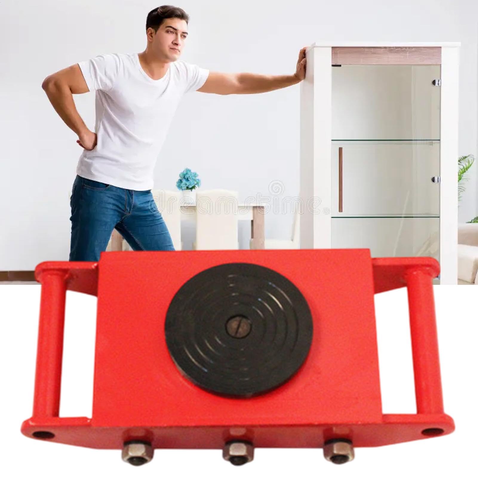 Carretilla con Ruedas, Carro de Muebles,Carro con Ruedas para Muebles - Ruedas para Muebles, refrigeradores, armarios, electrodomésticos