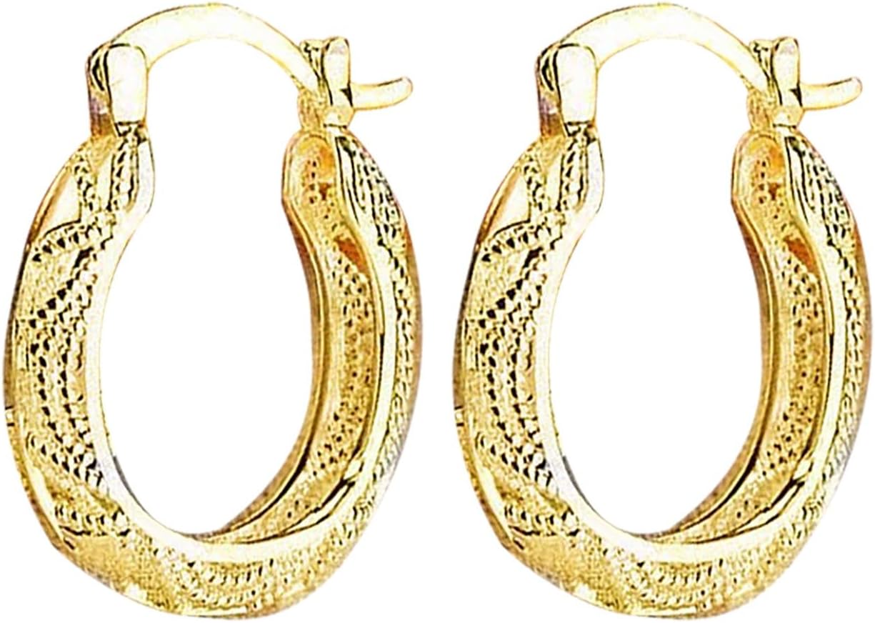 Lightning-Deals Of Today Prime 2025 Trendy Sparkly Gold Silver Earrings For Women Deals Of-The Day Lightning-Deals Return Pallets For Sale Liquidation Cubic Zirconia Elegant Hoop Earrings Jewelry Gift