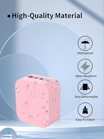 Case for Mac Mini M4/Mac Mini M4 Pro Desktop Computer, Sillence Material,Shock-Absorbing and Anti Drop Protection Soft Half Shell,Pink.
