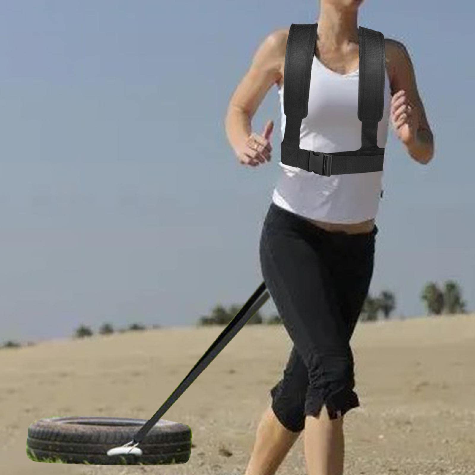 Amazon | F Fityle スレッドハーネス タイヤ引きストラップ スレッド