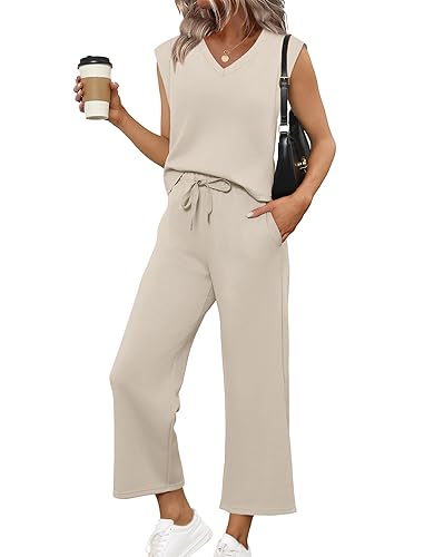 SAMPEEL Two Piece Sets for Women Summer Vacation Travel Outfits