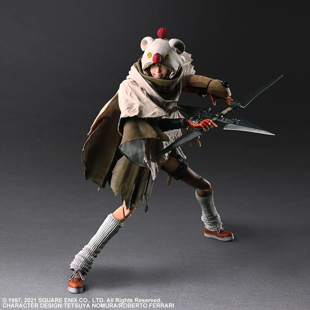 Square Enix Final Fantasy VII Remake Intergrade: Yuffie Play Arts Kai Action Figure W 4.57" x D 2.64" x H 10.08"