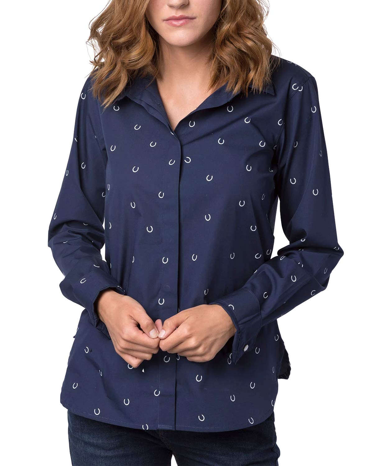 Rydale Ladies Wistow Shirt Patterned Animal Printed Shirt Blouse Country 100% Cotton Top