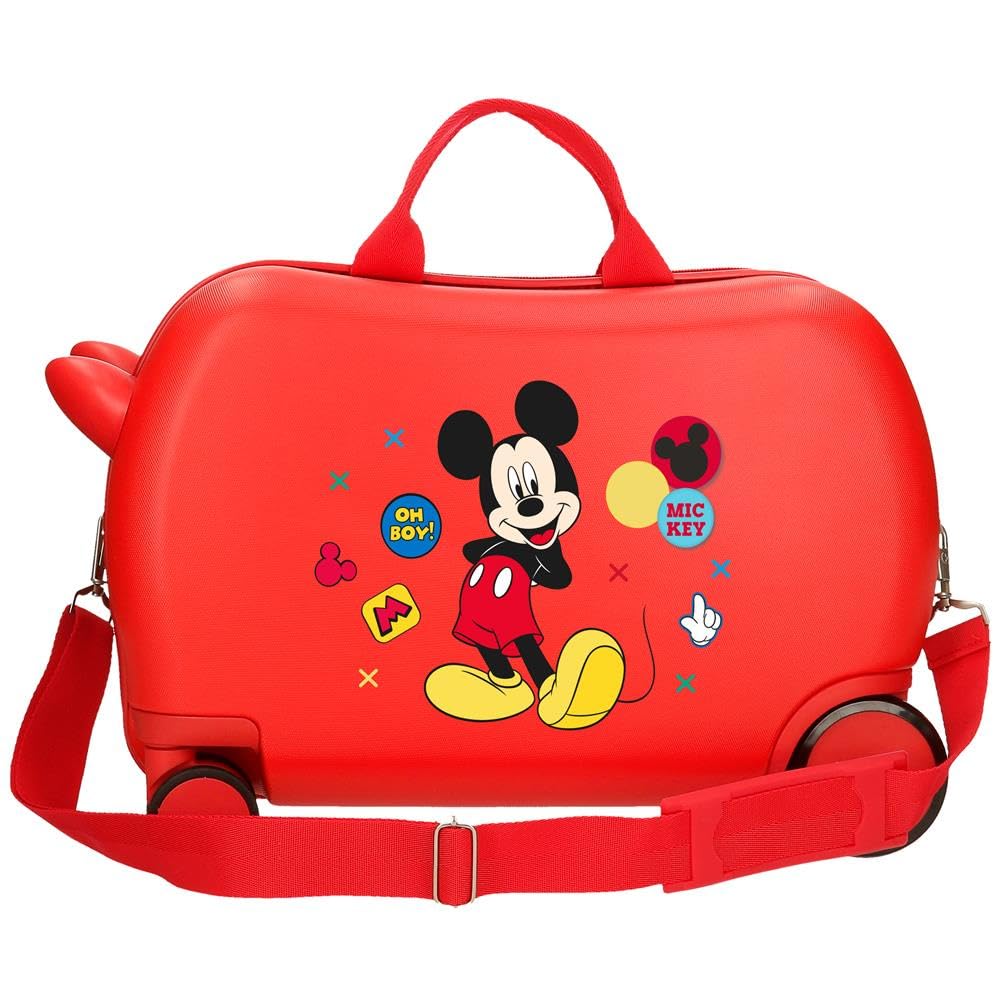 Disney Joumma Minnie Enjoy The Day Walizka dziecięca, Czerwone, walizka dziecięca