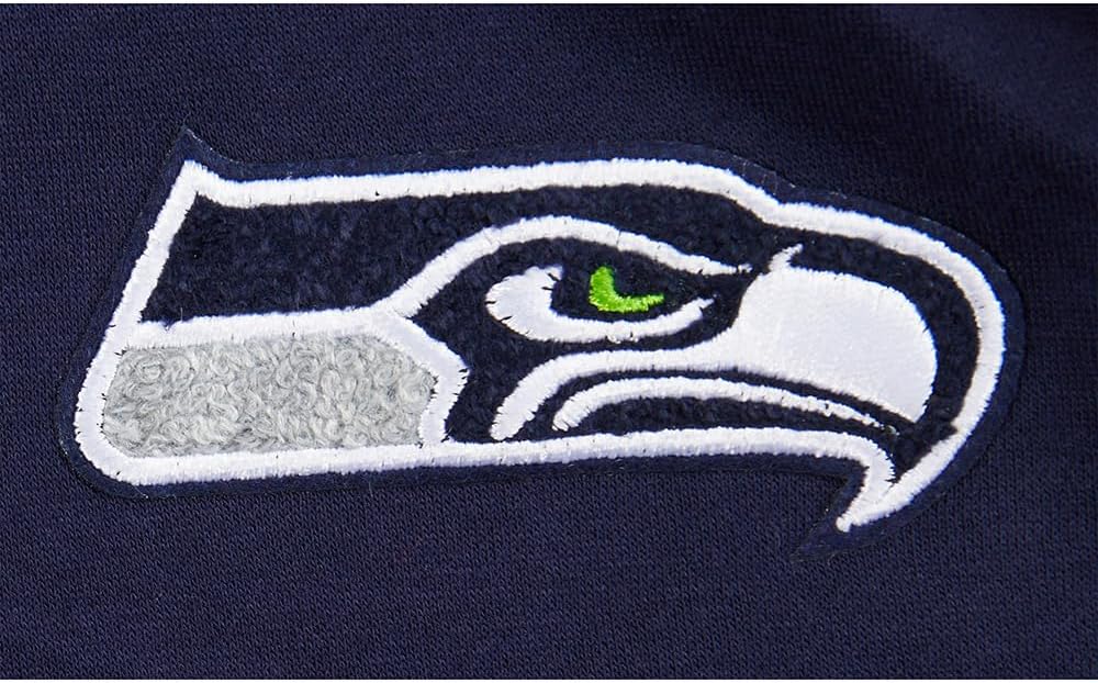 Pro Standard Toddler NFL Seattle Seahawks Classic Chenille Pull Over Hoodie - Image 7