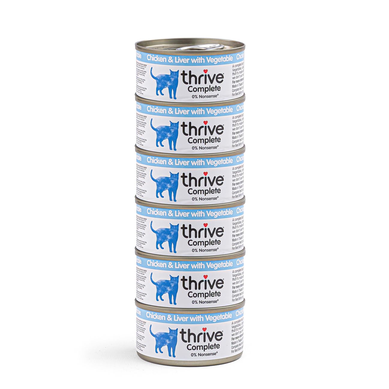 Thrive Chicken And Chicken Liver With Vegetables Complete Wet Cat Food