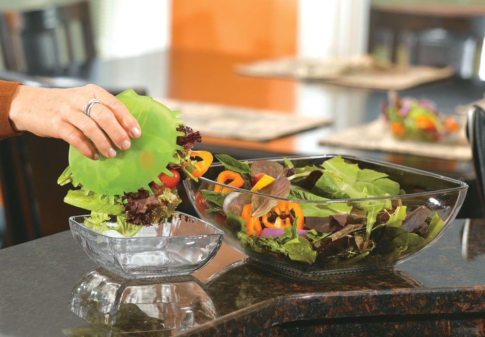 Amazon.com | Snapi - The Single Handed Salad Server - Kiwi (Green