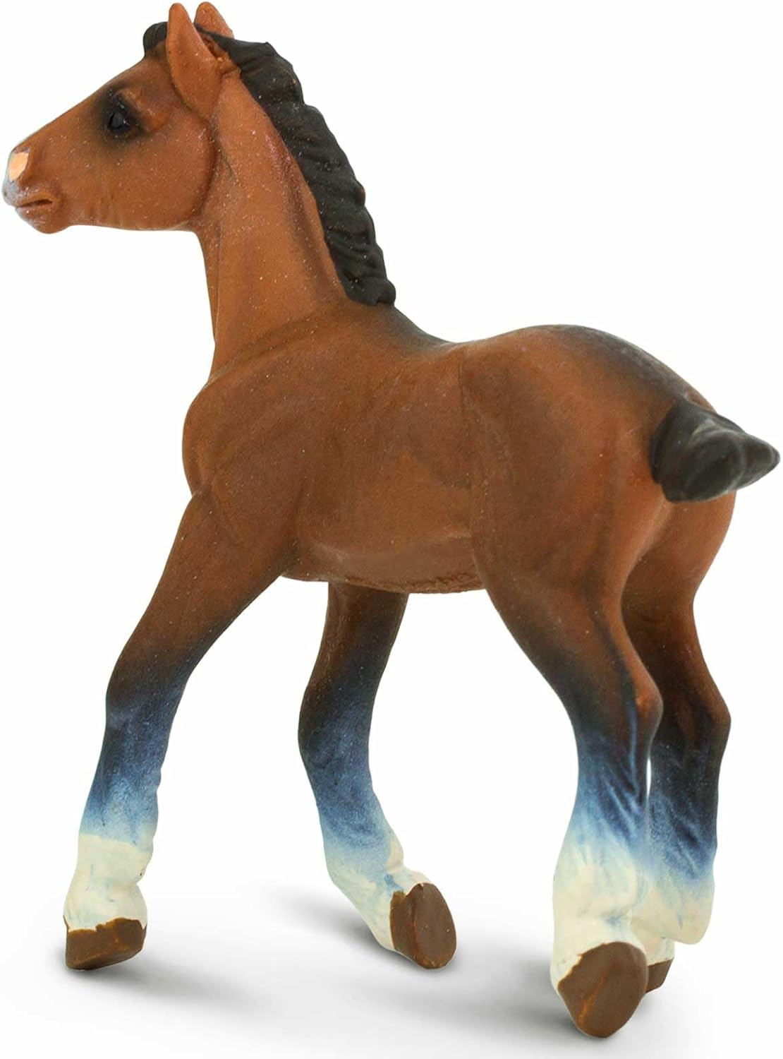 Safari Ltd. Clydesdale Foal Figurine - Lifelike 3.5" Plastic Horse Figure - Educational Toy for Boys, Girls, and Kids Ages 3+ - Image 6