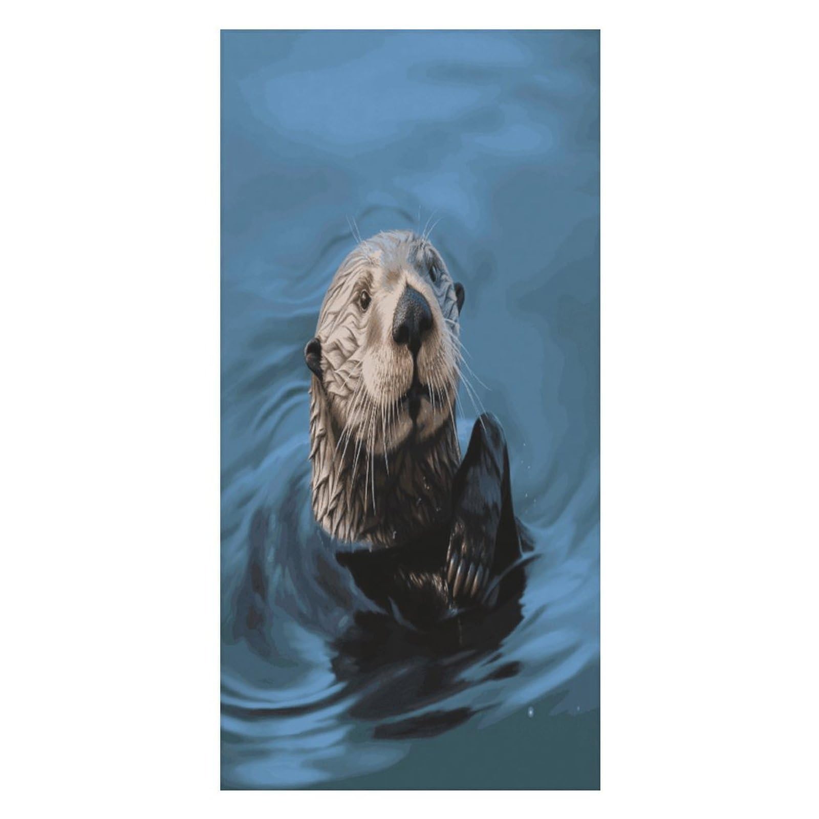 Adfgyerh Unisex Style Sea Otter(1) Bath Towels Beach Towel Lightweight Quick Dry, Bath Towel For Travel Sports Pool Swimming Bath Camping Yoga Adults160x80cm