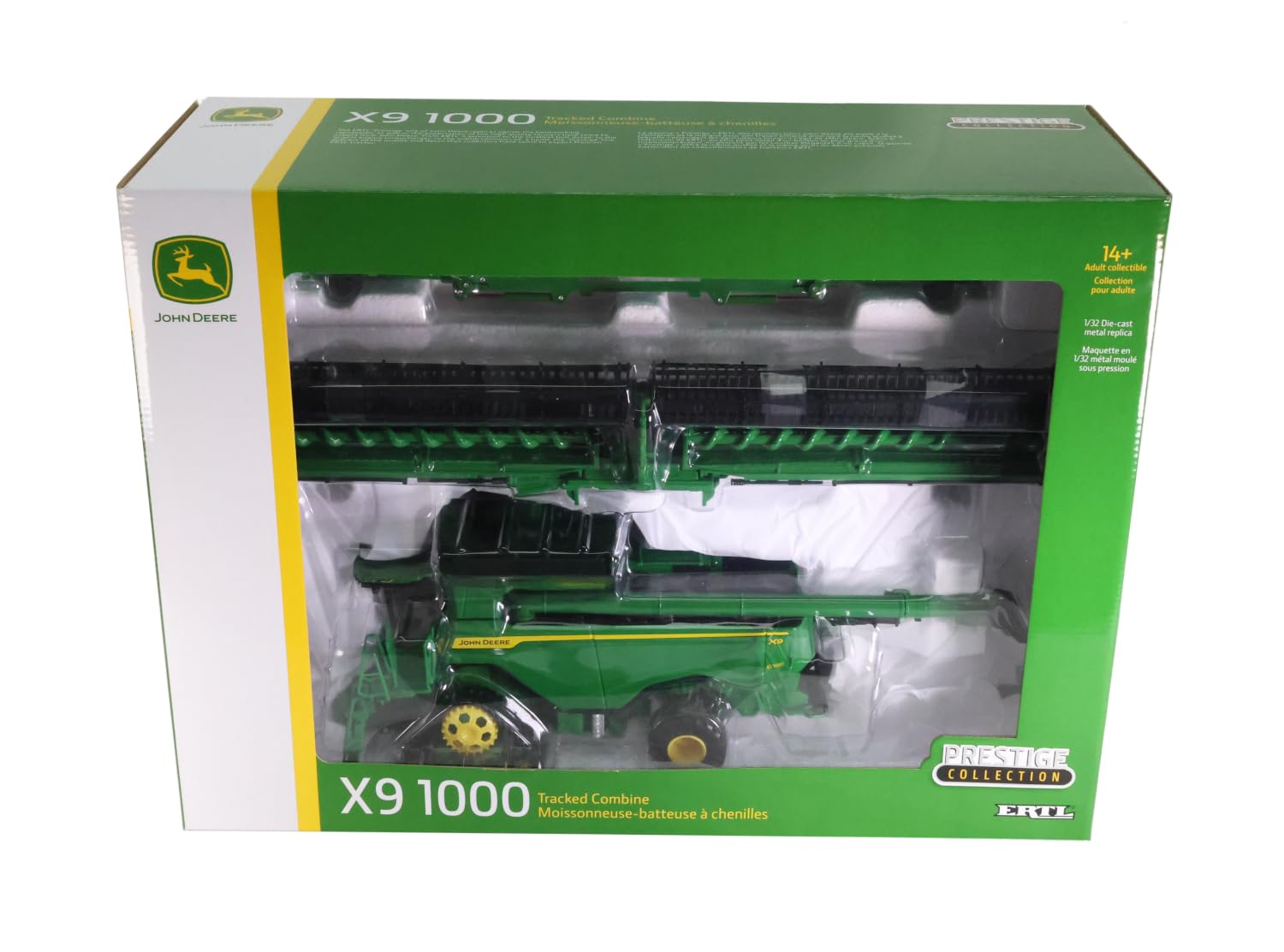John Deere 1/32 X9 1000 Prestige Collection Tracked Combine Toy - LP77346