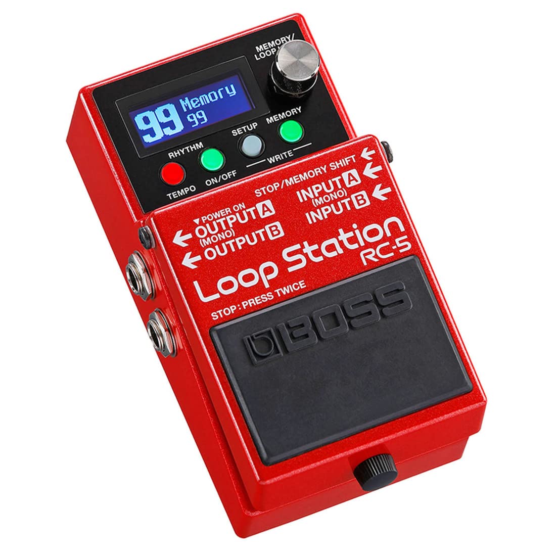 Boss RC-5 Loop Station - Dispositivo per effetti a pedale + alimentatore Keepdrum 9 V