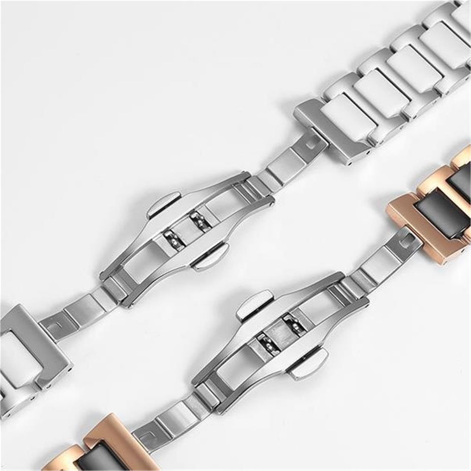 correa de reloj Correa de reloj cerámica liberación rápida, accesorios banda negocios informales unisex