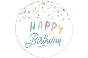 Best Birthday Stickers: 90-Pack Waterproof Birthday Labels for Party
