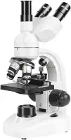 Microscopio, Microscópio, Microscopio Profissional 5000X, Kit de Eletrônico Trinocular Profissional, óptico 5000X, Biológico, Com 2X, 10X, 25X