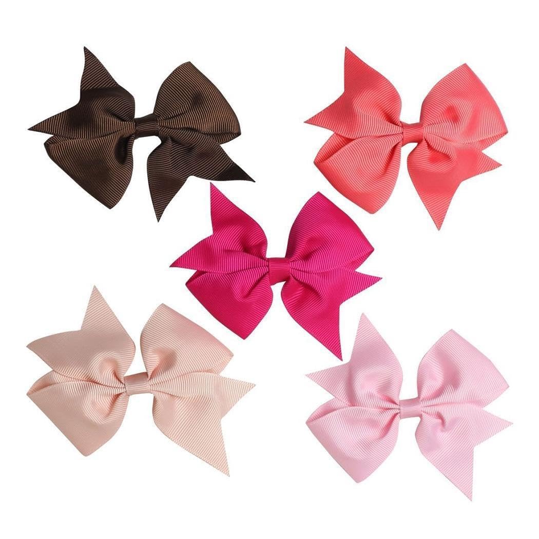 20Pcs Colorful 2.7" Hair Bows Alligator Clips Ribbon Big Bows Clips For Girls Toddlers Kids Children, Hair Accessories