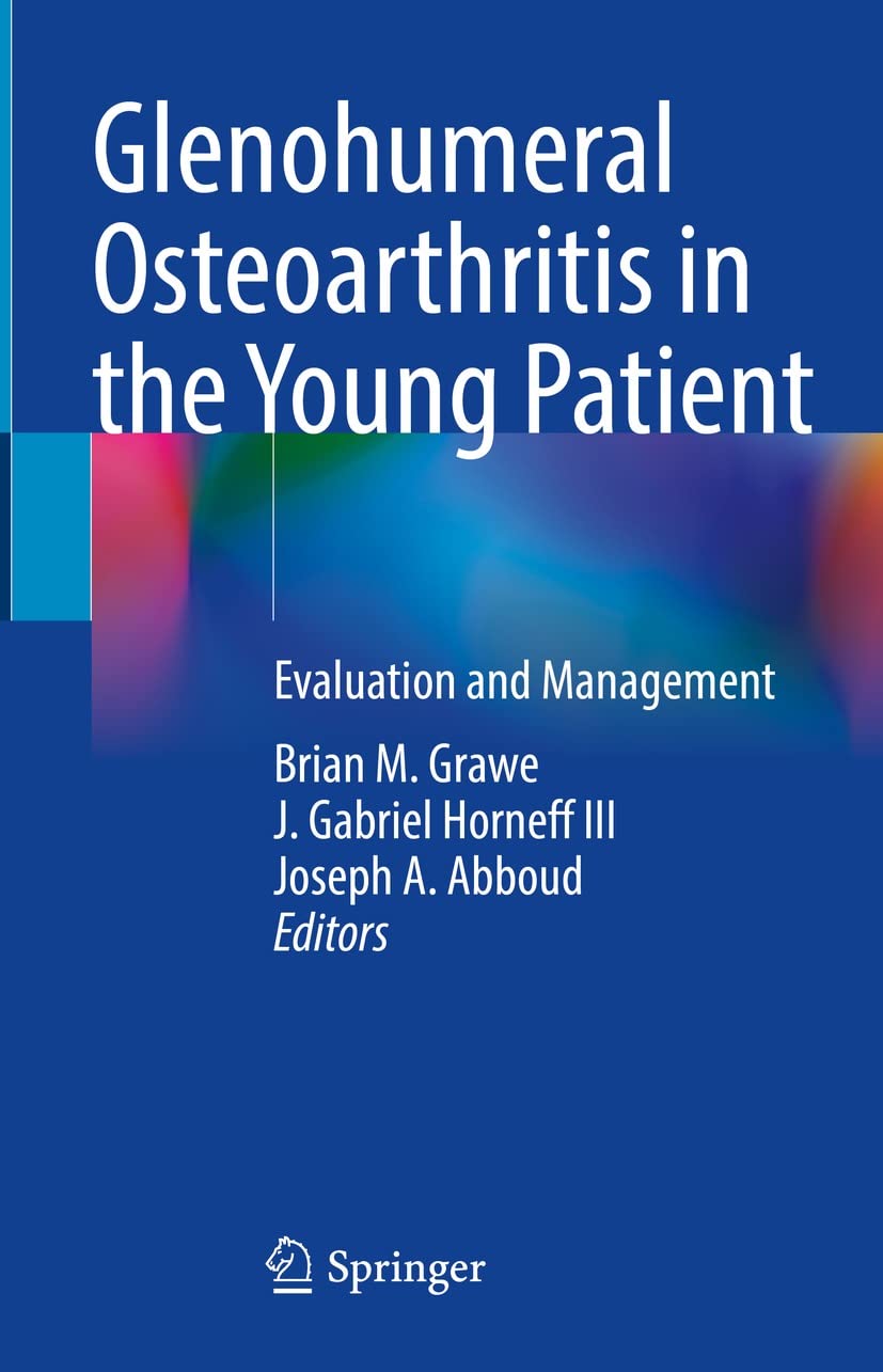 Glenohumeral Osteoarthritis livre chirurgie orthopedique management arthrose epaule