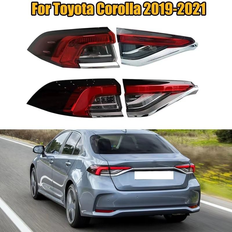 Feu arrière pour Corolla 2021 rénovation éclairage coffre droit