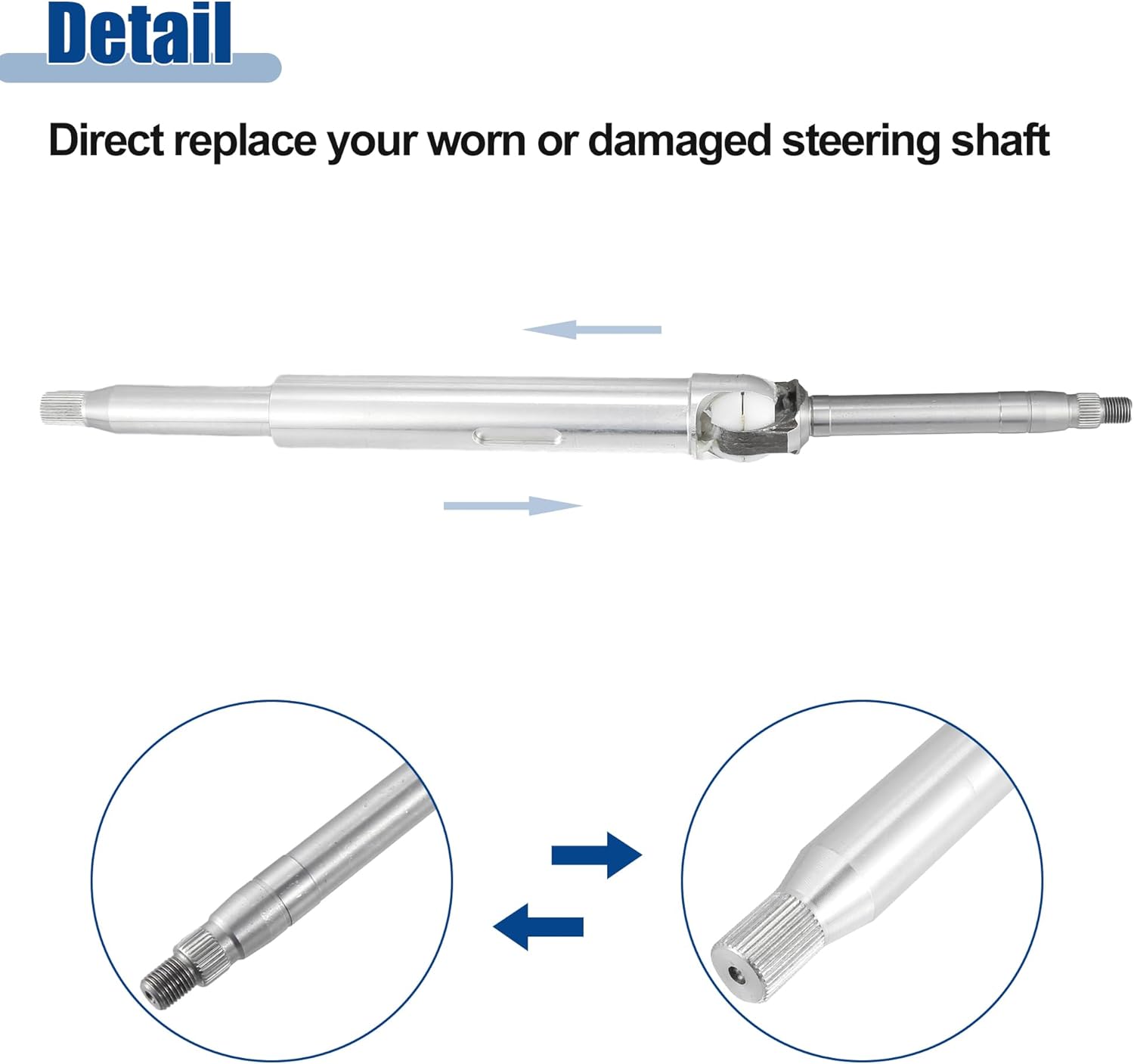 ACROPIX Coupling Intermediate Shaft Steering Column Shaft Fit for Toyota 4Runner 2003-2009 for Toyota FJ Cruiser 2007-2014 No.45210-35240 - Pack of 1