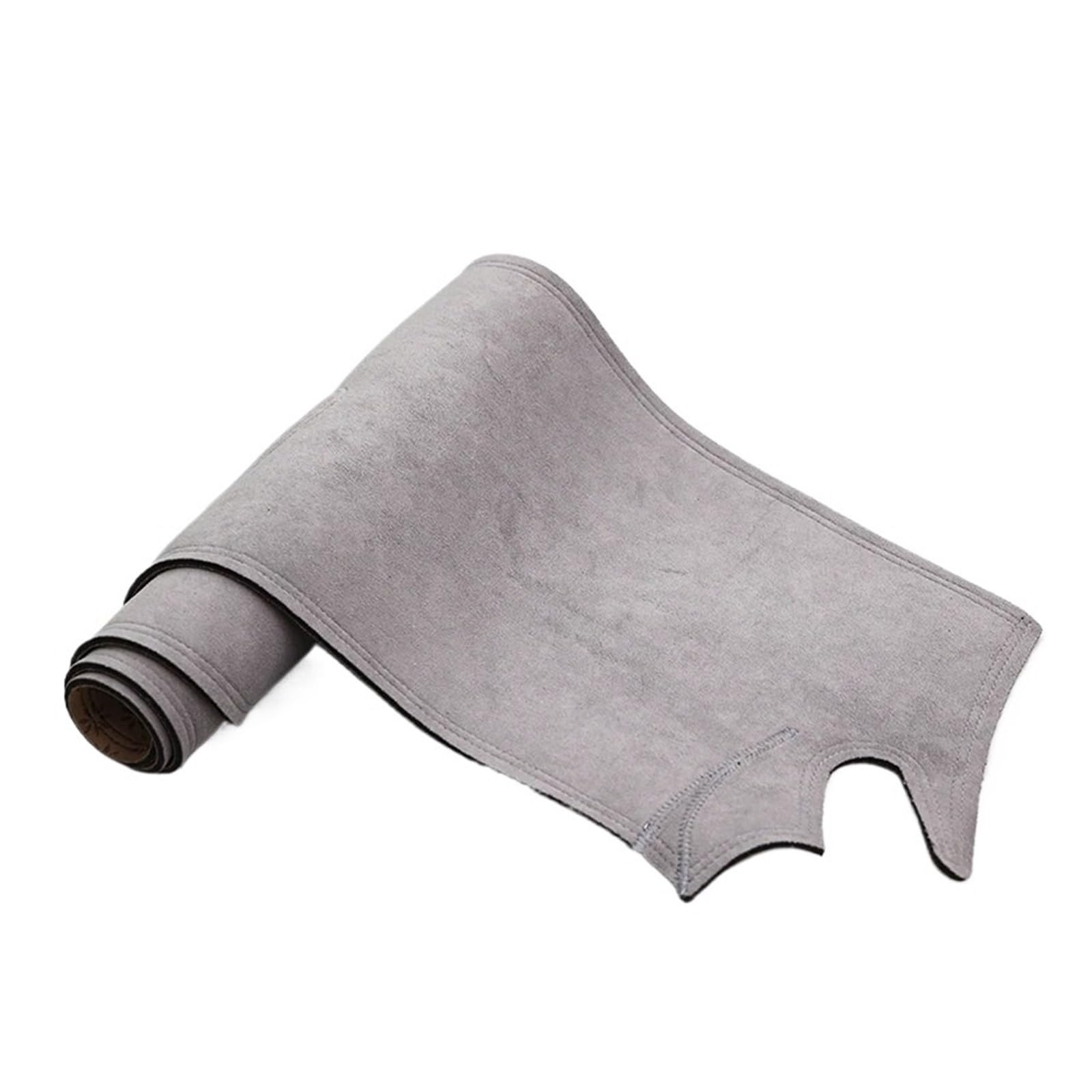 Armaturenbrett-Abdeckmatte Für Captur Für Kaptur G2 2020 2021 2022 2023 Wildleder Leder Dashmat Dash Matte Abdeckung Dashboard Pad Sonnenschirm Teppich Zubehör Dashboard rutschfeste Mat(Grey RHD)