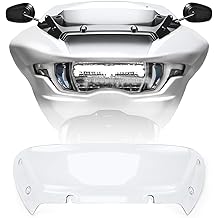 6" Windshield Wind Shield Windscreen Air Deflector for Harley Touring Road Glide FLTRX Special FLTRXSTSE CVO Road Glide FLTRXSE 2023-2024, for Dual Headlights (Clear)