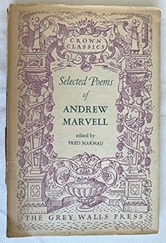 Hardcover Selected Poems of Andrew Marvell (Crown Classics) Book