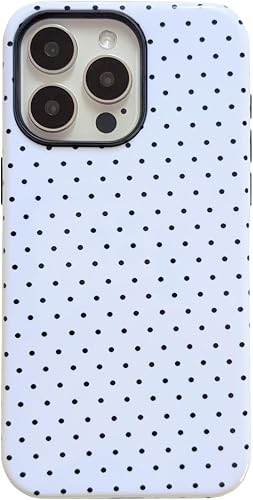XQAGU for iPhone 13 Pro Max Case Polka Dots Cute Trendy Aesthetics Simple Design