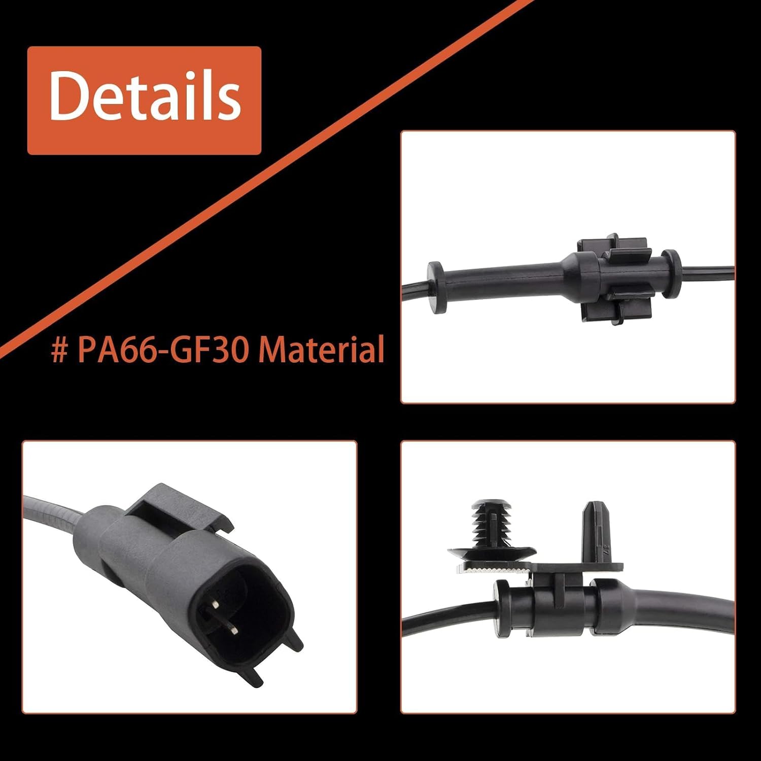 4PCS ABS Wheel Speed Sensor Front Rear Left Right Compatible with RWD Models 2015-2023 Chrysler 300, 2015-2023 Dodge Challenger 2015-2023 Dodge Charger, Replace# ALS2295 ALS2305 ALS2892