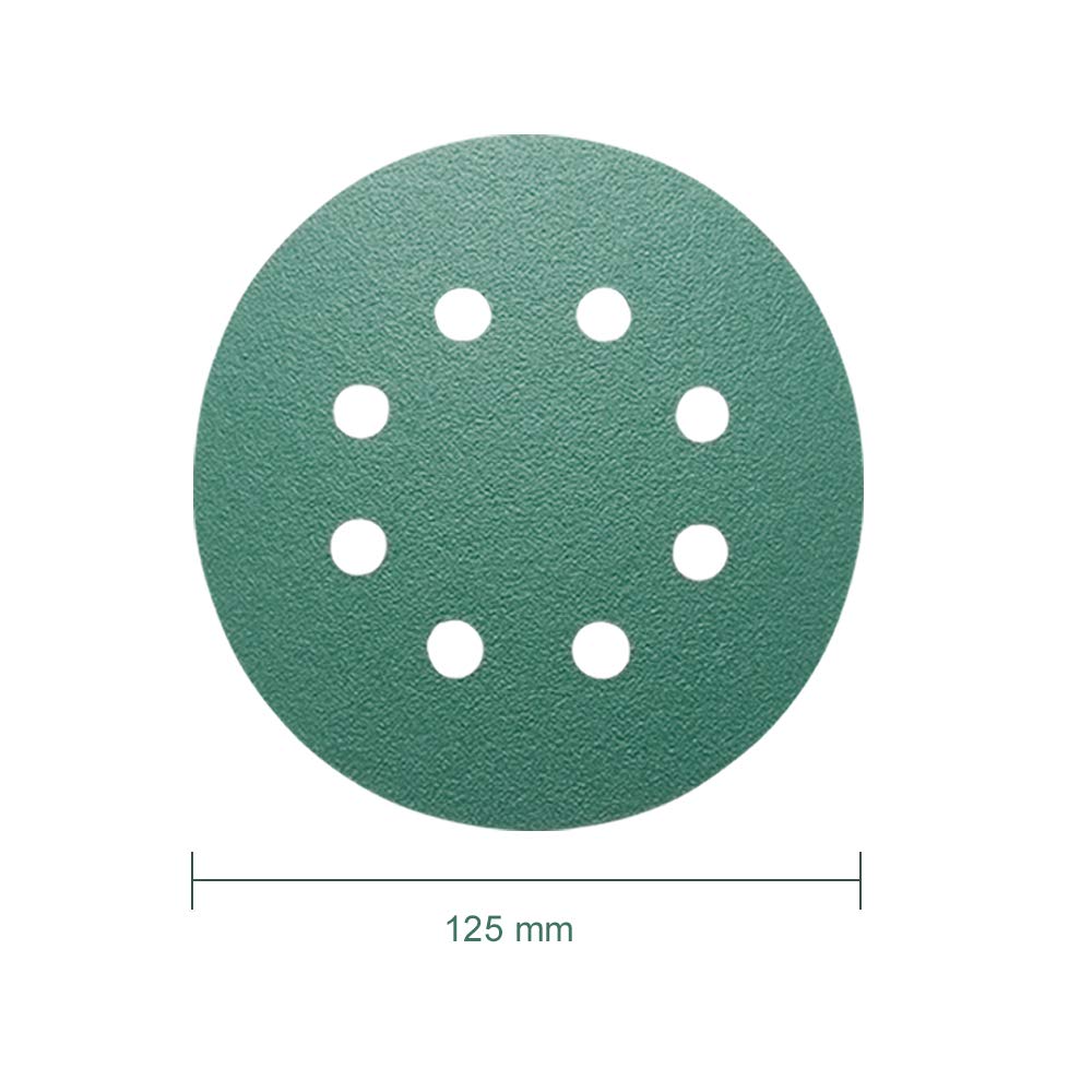 60 dischi abrasivi 0/8 fori, 125 mm, grana 400/1000/1500 12,7 cm, assortimento di carta abrasiva per levigatrice orbitale casuale