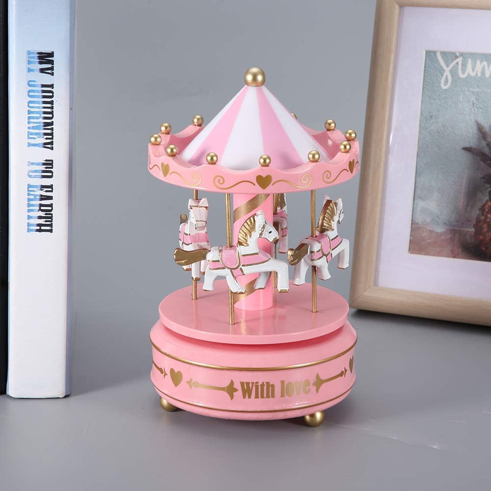 Amazon.co.jp: オルゴール、メリーゴーランド オルゴール、回転