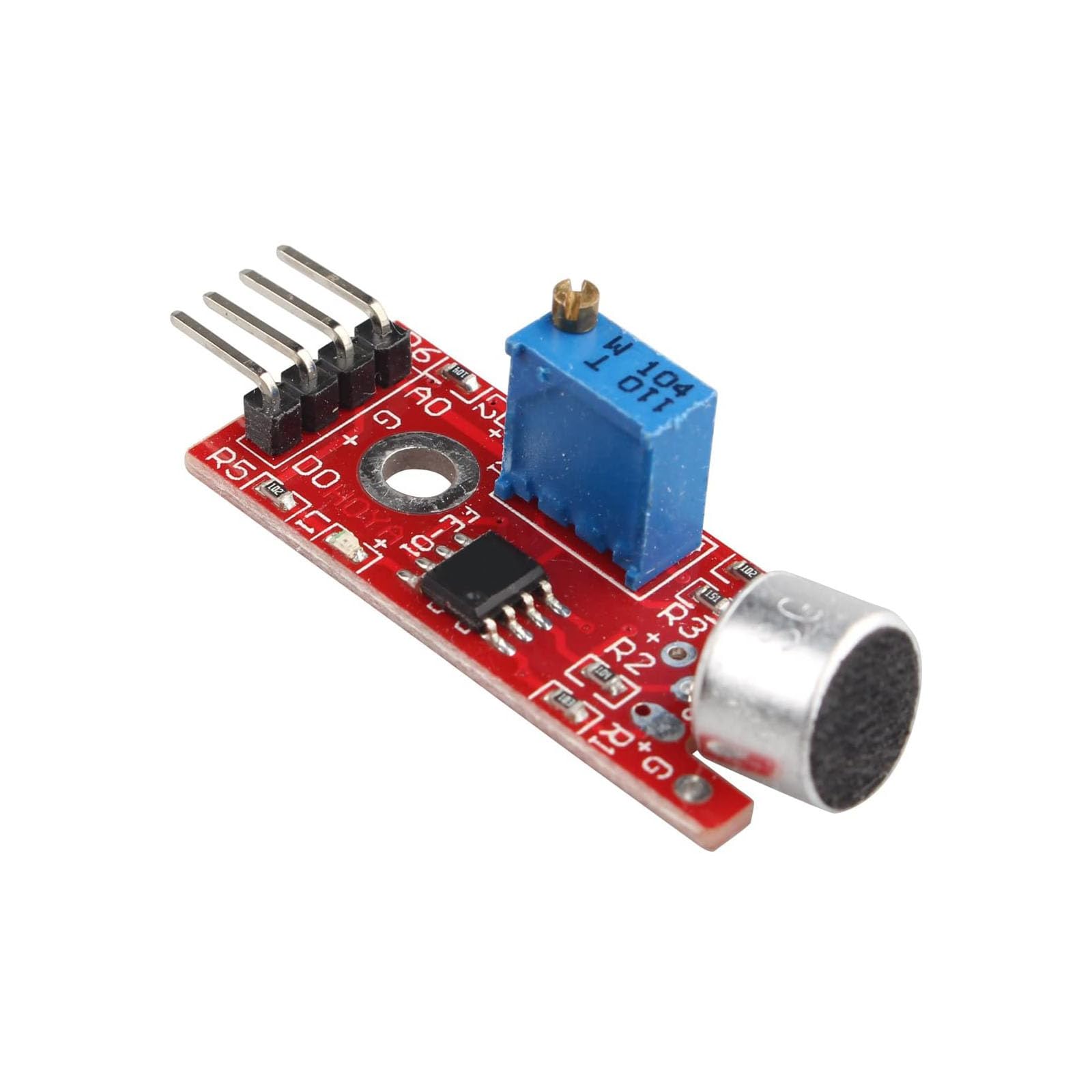 High Sensitivity Microphone Sound Voice Detection Sensor Module Compatible with Arduino Raspberry Pi AVR PIC