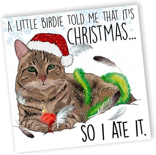 Christmas Cards for Family Members Cat Christmas Cards - Mum Funny Christmas Card for Her or Him - Cat's Mum and Dad Christmas Card - Funny 2022 Xmas Cards - Houmorous Christmas Cards