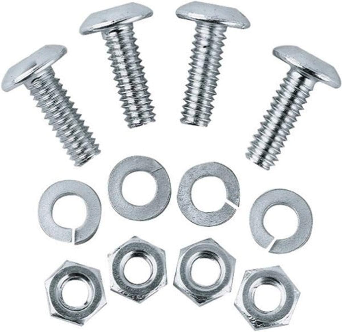 Custom Accessories 93367 Stainless Steel Standard License Plate Fastener