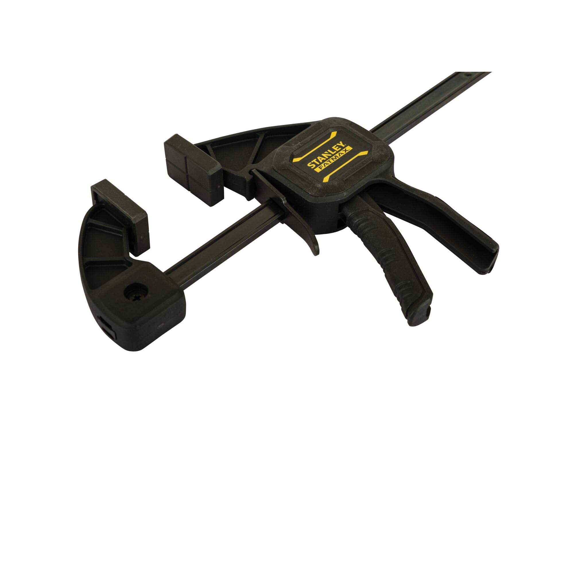 Stanley Fmht0-83232 Serre-Joint M 150 Gamme FatMax - Travaux De Précision - Patin De Protection Amovibles - Rainure En V Pour Maintien Des Tubes - Rail En Acier - Corps En Nylon Renforcé