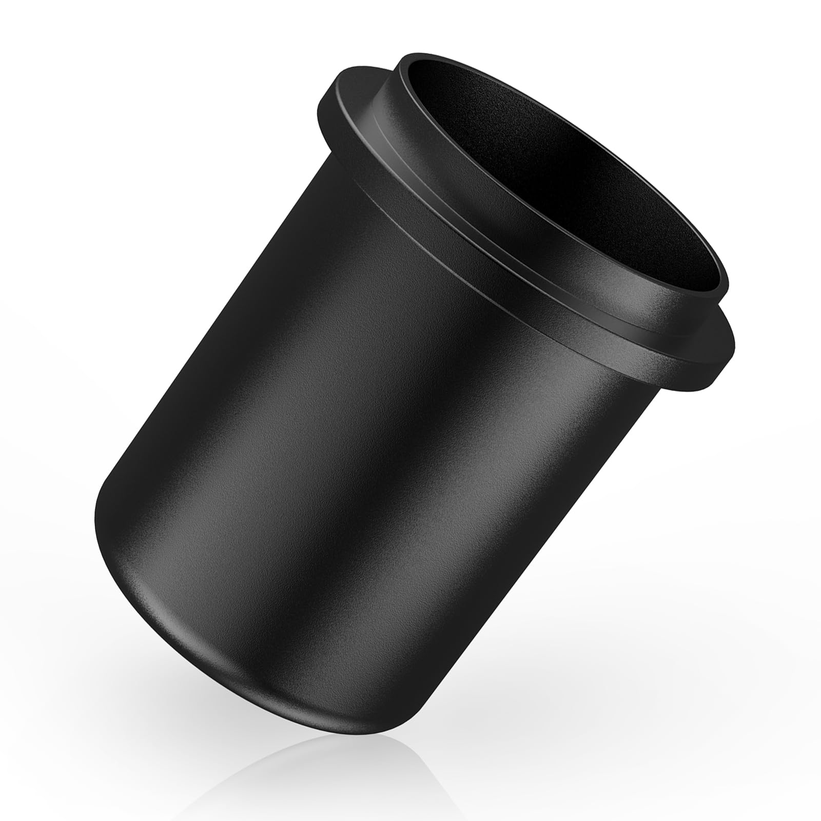 58MM Espresso Dosing Cup, Compatible with All the 58MM Portafilters, Espresso Coffee Accessory, Made of Aluminum (Black)