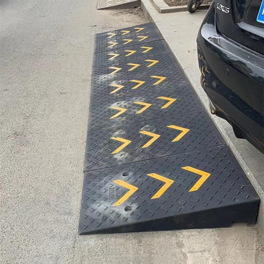 Wytrzymałe rampy podjazdowe, gumowe rampy krawężnikowe, progi chodnikowe(19cm)