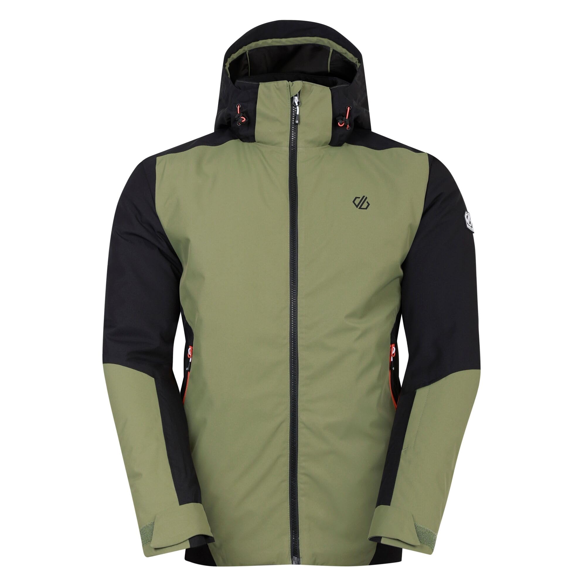 Dare 2B Men's Black/Olivine Green Precision Ii Ski Jacket - Xl