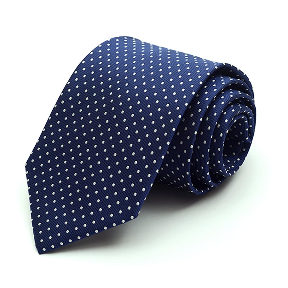 Fashion 3.5'' Ties for Men Business Wedding Necktie 9CM Checkered Striped Plaid Polka Dot Neck Tie Gift Box
