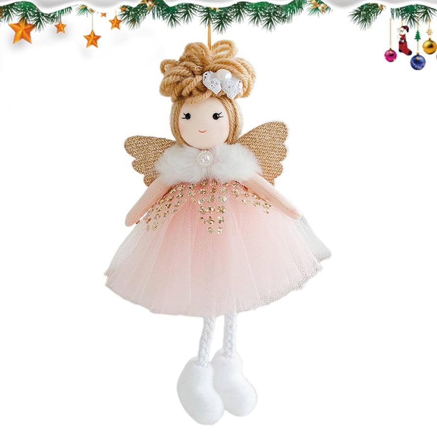 フェントン 天使 エンジェル ピンク フィギュア ビンテージ クリスマス ★ Amazon | クリスマス エンジェル ガール ドール オーナメント