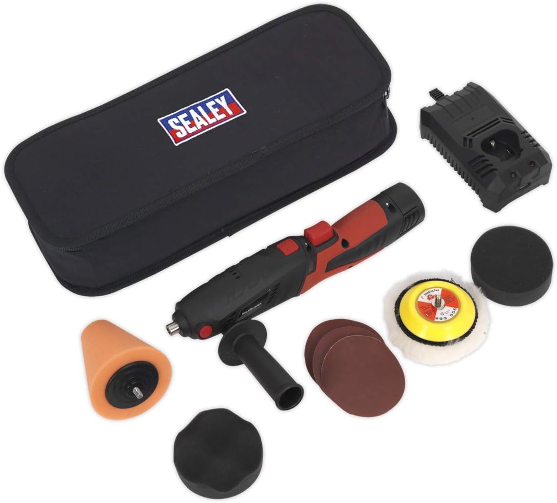 Sealey CP2812V 10.8V Cordless Mini Sander/Polisher Kit