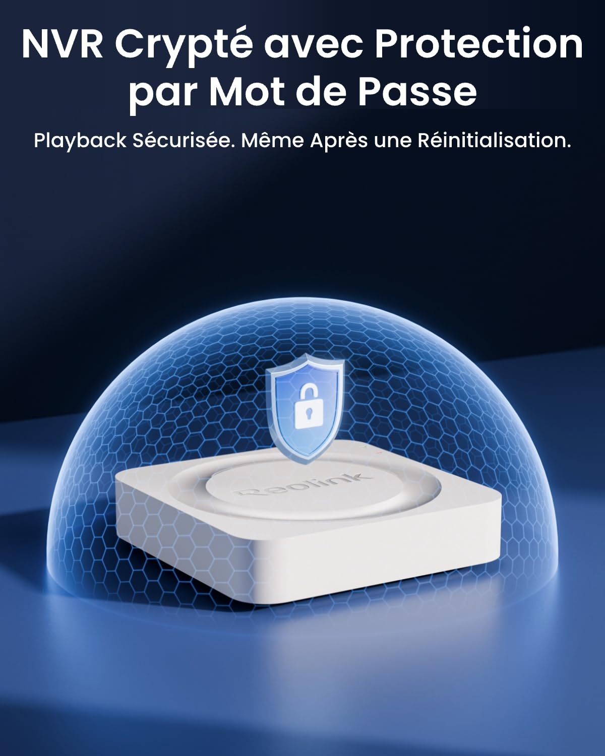 Reolink 4CN PoE NVR Enregistreur Vidéo pour Système de Sécurité, RLN4E | Enregistrement Continu 24/7, Stockage Local Jusqu'à 8To (Disque Dur Non Inclus), Jusqu'à 16Mpx