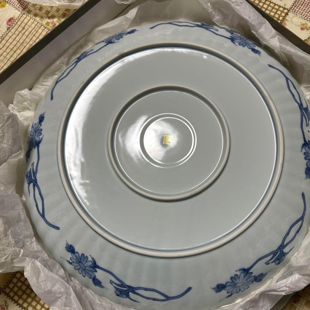 三洋陶器祥瑞花丸紋36大皿 三洋陶器祥瑞花丸紋36大皿