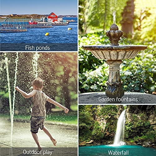 Vivosun 660Gph 40W Submersible Pump For Fish Tank, Pond, Aquarium, Hydroponic Systems With 5Ft Power Cord And 4 Nozzles #TOP6