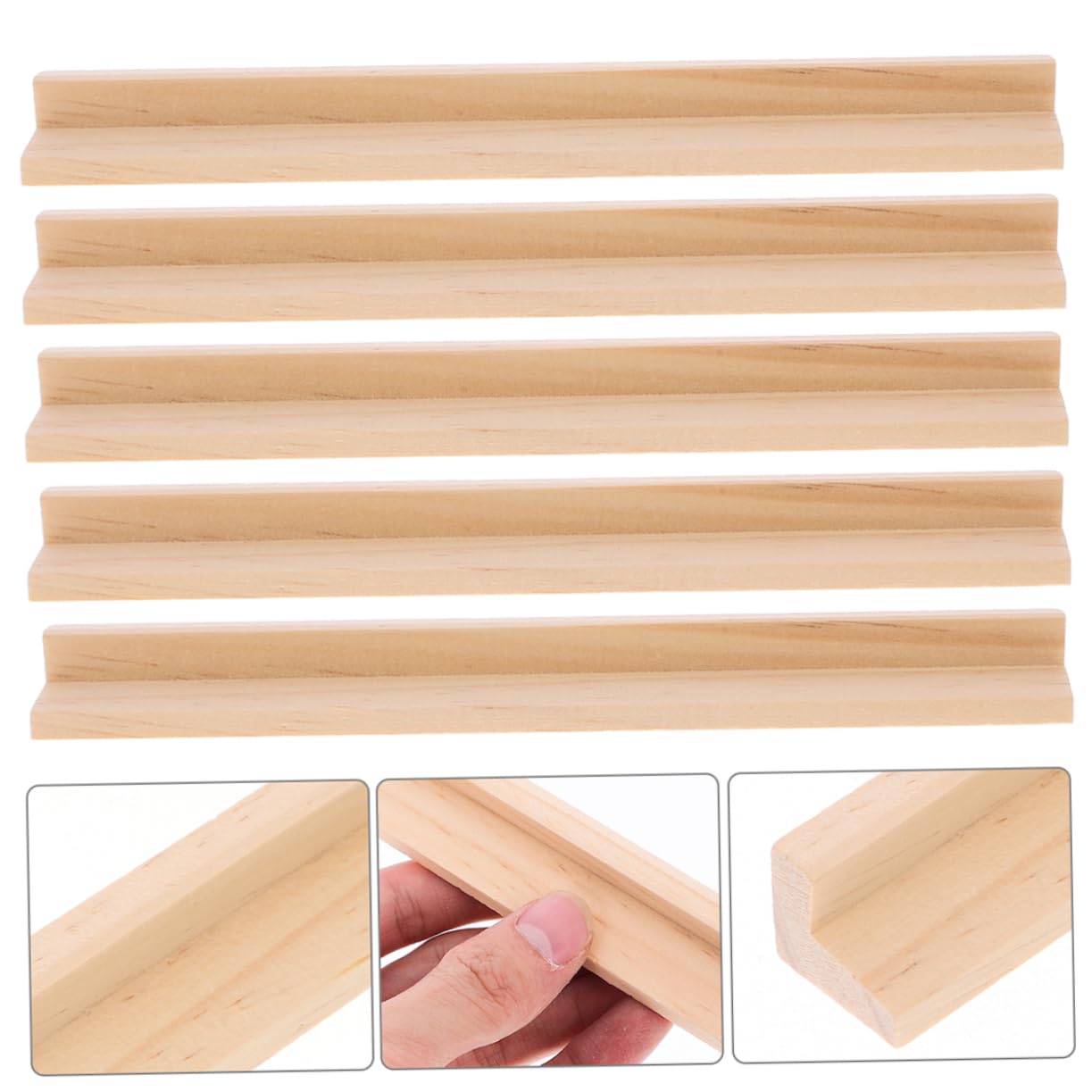 20 Supporti per Lettere in Legno, Supporto Robusto e Versatile per Giochi da Tavolo, Organizzazione e Esposizione a Casa in Viaggio