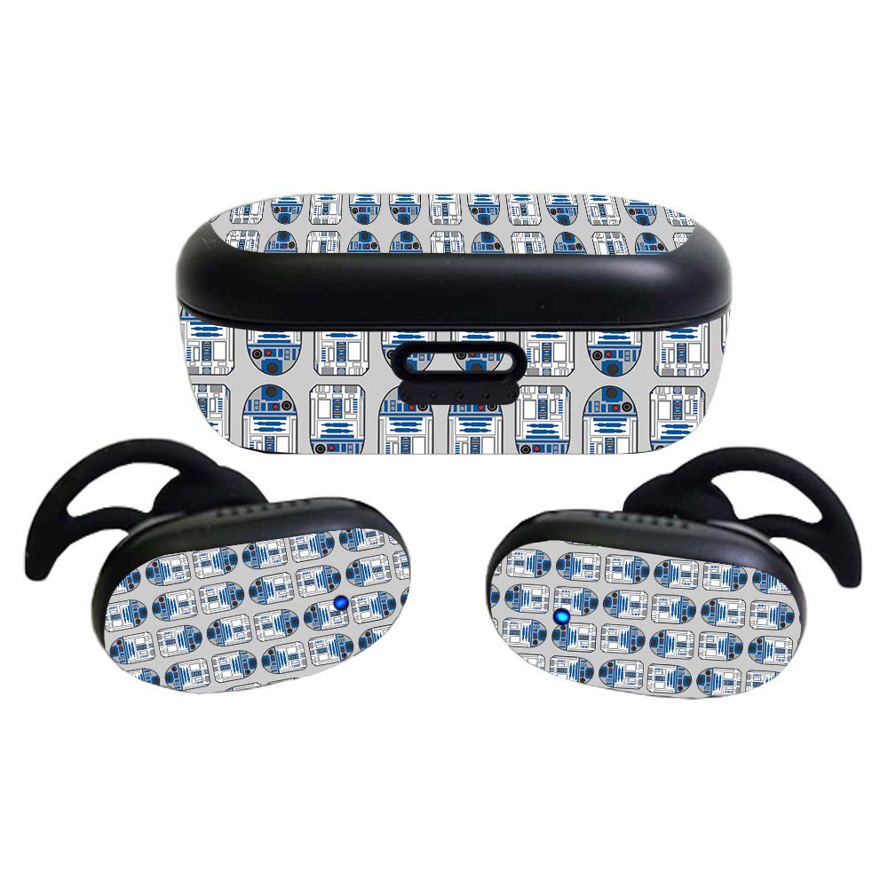 MightySkins Glossy Glitter Skin Compatible with Bose QuietComfort Earbuds (2020)